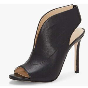 YDN Black Chic Slingback Peep Toe Stiletto High Heel Ankle Boots Cutout Sandals